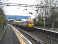 334 020 with a Dalmuir service at Drumry on 24 April 2010<br><br>[David Panton 24/04/2010]