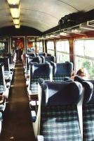 There is still (in May 2010) Mark II stock out there in a few pockets of the network but no longer, as far as I know, any of the non-air conditioned stock, with its real opening windows, pictured here in June 1994.  A loco-hauled service had been introduced between Edinburgh and Inverness (and return) in the summer months to supplement the already established Class 158s.  A real late-1960s period piece, though they seemed to be reluctant to abandon the comforting wooden interior people expected of a train.<br><br>[David Panton /06/1994]