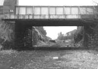 Station remains at Strathaven in April 1969, some three and a half years after closure.<br><br>[Colin Miller /04/1969]