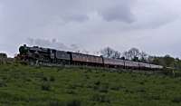 45231 running to time between Rhu and Shandon with stock for this year's Jacobite service. The K1 is undergoing repairs and will come up in two days time but 45407 may have to deputise.<br><br>[John Robin 13/05/2010]