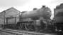 D49 4-4-0 no 62730 <I>Berkshire</I>, withdrawn from Selby at the end of 1958, photographed in the yards at Darlington Works in 1959 with 67281 behind [see image 28646]. The locomotive was cut up here in May of that year.<br><br>[K A Gray //1959]