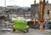 The new tram deck under construction above the car park at Haymarket, seen looking east towards the station building on 29 April 2010. [See image 28739]<br><br>[John Furnevel 29/04/2010]
