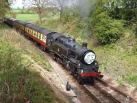 80105 in disguise approaching Birkhill on 16 May 2010.  <br><br>[Brian Forbes 16/05/2010]