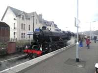 45231 stands at Fort William with <I>The Jacobite</I> on 18 May 2010.<br><br>[John Yellowlees 18/05/2010]