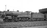 41106 stored out of use at Chester (Midland) shed (6A), thought to have been photographed sometime in the late 1950s. The locomotive is recorded as having been officially withdrawn from Lancaster Green Ayre in July 1958, with eventual disposal via McLellans of Langloan in August 1959. <br><br>[K A Gray //]