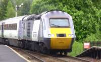 On 20th May 2010 the down <I>Highland Chieftain</I> 12.00 ex-Kings Cross powers into Pitlochry station with 43 251 in the lead, on time at 18.28.<br>
<br><br>[Colin Miller 20/05/2010]