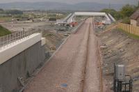 View east over Armadale on 5 June 2010. A signal has now been planted and the trackbed is ready for the 'permanent way'.<br>
<br><br>[Bill Roberton 05/06/2010]