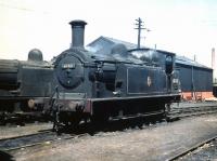 J83 0-6-0T no 68481 on shed at Haymarket in July 1959. <br><br>[A Snapper (Courtesy Bruce McCartney) 04/07/1959]