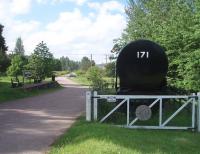 Ruspidge Halt, on the Cinderford branch, closed to passengers in 1958 although goods and coal trains continued to pass through for a few more years. The station site is now a picnic and parking area in the Forest of Dean with this restored tank wagon on display. A number of old railway lines can be followed as trails in this area. <br><br>[Mark Bartlett 11/06/2010]