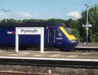 <I>Best check that map again and see where we are.</I> The driver of a FGW Paddington bound HST is at the controls of power car 43035 awaiting the departure signal. The train had originated at Penzance. Plymouth station was formerly known as Plymouth North Road in the days when there were two main stations in the city, the other being the Southern station - Plymouth Friary. <br><br>[Mark Bartlett 15/06/2010]