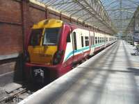 For the second time in a few days I catch up with 334 009, this time awaiting departure from Helensburgh Central. <br><br>[John Steven /06/2010]