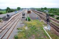 Severn Tunnel Junction looking east. A new line and platform on the left has increased the capacity at this point for the tunnel route. [See image 7135] for the layout before this platform came into use.<br><br>[Ewan Crawford 06/06/2010]