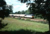 A Class 56 sweats up the Lickey Incline with a chemicals train from Baglan Bay in the late 1980s.<br>
<br><br>[David Spaven //]