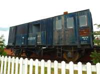 Train heating boiler and generator van no ADS70190 at Boness on 6 July 2010.<br><br>[Brian Forbes 06/07/2010]