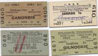 Tickets used on the Langholm branch.<br><br>[Bruce McCartney //]