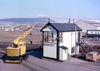 Rose Street signal box, Inverness, photographed in the early 1970s.<br>
<br><br>[David Spaven //]