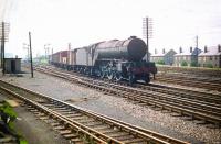 V2 2-6-2 no 60804 of Dundee Tay Bridge shed arrives at Saughton Junction with a freight from the north in July 1959. The train is crossing over to the E&G line and will join the 'sub' at Haymarket West Junction.<br><br>[A Snapper (Courtesy Bruce McCartney) 31/07/1959]