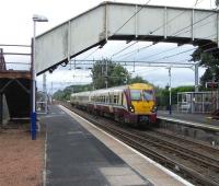 334 011 with a Gourock stopper at Bishopton on 14 July 2010<br><br>[David Panton 14/07/2010]