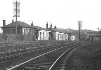 The remains of Bathgate (Upper) station from the west in February 1970.<br>
<br><br>[Bill Jamieson /02/1970]