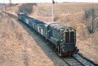 A class 08 with the branch freight near Kelso Junction in 1968.<br><br>[Bruce McCartney //1968]