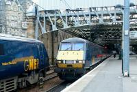 GNER trains at Waverley east end in April 2003.<br><br>[John Furnevel 25/04/2003]