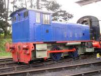 Diesel shunter at Chapel Brampton.<br><br>[Bob Ellis //]