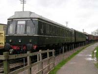 DMU at Chapel Brampton.<br><br>[Bob Ellis //]