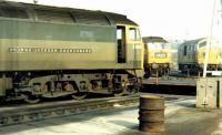 Gathering around Old Oak Common turntable in October 1968.<br><br>[John Furnevel 10/10/1968]