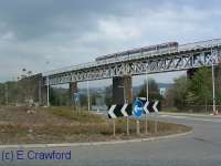 Sprinter crossing the Jamestown Viaduct.<br><br>[Ewan Crawford //]