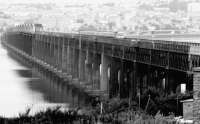 HST crossing the Tay Bridge southbound in 1982.<br><br>[John Furnevel 12/11/1982]