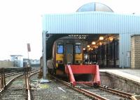 Buffer stops - Stranraer Harbour - August 2003.<br><br>[John Furnevel 17/08/2003]