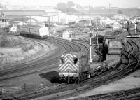 Shunting the yards at York in 1980. View south from Skelton Junction.<br><br>[John Furnevel 21/07/1980]