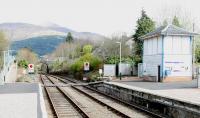 Platform view at Taynuilt looking east in April 2005.<br><br>[John Furnevel 14/04/2005]