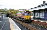 Coal empties passing North Queensferry heading for the Forth Bridge - April 2005.<br><br>[John Furnevel 28/04/2005]