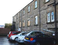 The section of Highland House, Inverness, damaged as a result of a fire on 28 October 2009.<br><br>[John Gray 31/10/2009]