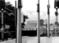 A Deltic heading south over the Royal Border Bridge after leaving Berwick in June 1980.<br><br>[John Furnevel 05/06/1980]