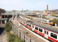 Saturday afternoon at Helensburgh Central - April 2005.<br><br>[John Furnevel 23/04/2005]