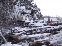 Bit of a mess! Organising the recovery operation at Carrbridge - 11 January 2010.<br><br>[Gus Carnegie 11/01/2010]