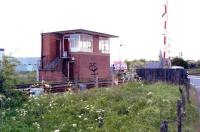 Freemans level crossing, North Blyth, in May 2004, looking west towards Winning Junction.<br><br>[John Furnevel 25/05/2004]