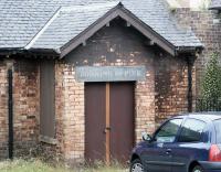 Part of the former Loanhead station buildings in July 2002, now a private residence. The booking office sold its last passenger ticket in May 1933.<br><br>[John Furnevel 05/07/2002]