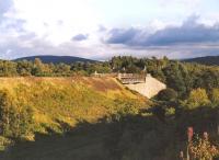 Autumn at Carrbridge viaduct, November 2005, looking south towards the station.<br><br>[John Furnevel 01/11/2005]