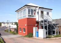 Cupar signal box in May 2005.<br><br>[John Furnevel 22/05/2005]