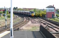 The 07.55 Aberdeen - London Kings Cross train approaching Leuchars in May 2005.<br><br>[John Furnevel 19/05/2005]