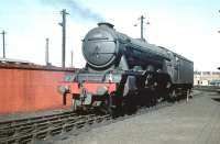 Gresley A3 no 60101 <I>Cicero</I> photographed on Haymarket shed in the summer of 1959. Named after the winner of the 1905 Derby, the Pacific spent most of its life at 64B.<br><br>[A Snapper (Courtesy Bruce McCartney) 04/07/1959]