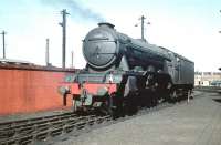 Gresley A3 no 60101 <I>Cicero</I> photographed on Haymarket shed in the summer of 1959. Named after the winner of the 1905 Derby, the Pacific spent most of its life at 64B.<br><br>[A Snapper (Courtesy Bruce McCartney) 04/07/1959]