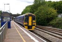 158 952 calls at Yate station with a Great Malvern - Weymouth service via Bristol TM on 4 August 2010.<br><br>[Peter Todd 04/08/2010]