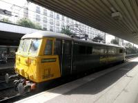 Freightliner 86614 runs through Haymarket platform 3 on 5 August 2010<br><br>[John Yellowlees 05/08/2010]