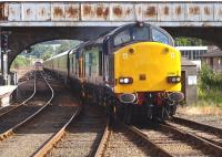 DRS 37608+37409 arriving at Perth on 7 August 2010 with the<br>
<I>Northern Belle</I> bound for Inverness.<br><br>[Brian Forbes 07/08/2010]