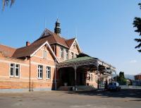 The grand entrance at Pietermaritzburg Station on the South African Railway System, opened on 1st December 1880 and still looking impressive 130 years on.<br><br>[John Gray 31/07/2010]