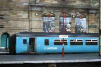 An Arriva class 156 with a Newcastle train at Carlisle in May 2006<br><br>[Ian Dinmore /05/2006]